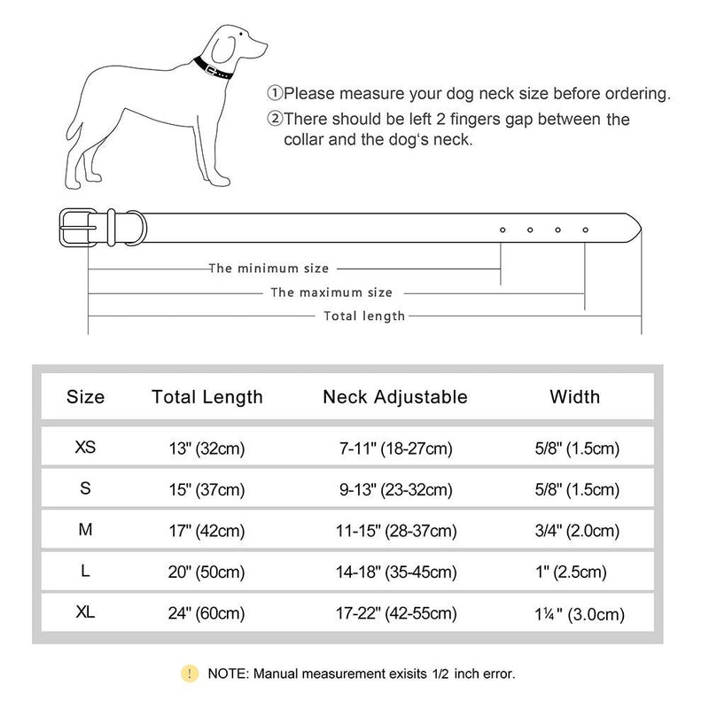 Coleira para cachorro, com identificação gravada gratuitamente.